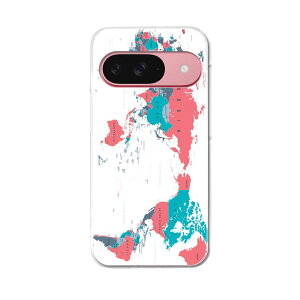 Google Pixel 9 / Pixel 9 pro ���ʑΉ� 6.3�C���` �n�[�h�P�[�X pixel9 pixel9pro �Ή� �P�[�X �J�o�[ 015954 ���E�n�}�@wordmap