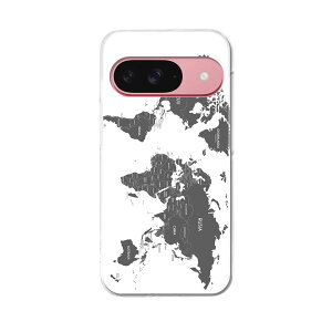 Google Pixel 9 / Pixel 9 pro ���ʑΉ� 6.3�C���` �n�[�h�P�[�X pixel9 pixel9pro �Ή� �P�[�X �J�o�[ 015995 ���E�n�}�@wordmap�@��