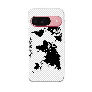 Google Pixel 9 / Pixel 9 pro ���ʑΉ� 6.3�C���` �n�[�h�P�[�X pixel9 pixel9pro �Ή� �P�[�X �J�o�[ 016043 wordmap�@���E�n�}�@����