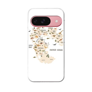 Google Pixel 9 / Pixel 9 pro ���ʑΉ� 6.3�C���` �n�[�h�P�[�X pixel9 pixel9pro �Ή� �P�[�X �J�o�[ 019762 ���� �n�} mapdinosaur