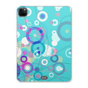 iPad Pro 11 第2世代 2020年版 用 ケース ソフト TPUケース A2228 A2068 A2230 対応 タブレットケース タブレットカバー 002512 ラブリー 模様 青