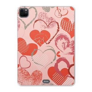 iPad Pro 11 ��2���� 2020�N�� �p �P�[�X �\�t�g TPU�P�[�X A2228 A2068 A2230 �Ή� �^�u���b�g�P�[�X �^�u���b�g�J�o�[ 005034 ���u���[ �n�[�g�@�ԁ@�͗l