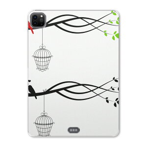 iPad Pro 11 第2世代 2020年版 用 ケース ソフト TPUケース A2228 A2068 A2230 対応 タブレットケース タブレットカバー 009617 鳥 ハート シンプル