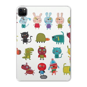 iPad Pro 11 第2世代 2020年版 用 ケース ソフト TPUケース A2228 A2068 A2230 対応 タブレットケース タブレットカバー 009660 動物 キャラクター イラスト