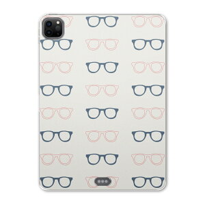 iPad Pro 11 第2世代 2020年版 用 ケース ソフト TPUケース A2228 A2068 A2230 対応 タブレットケース タブレットカバー 010549 めがね ファッション おしゃれ