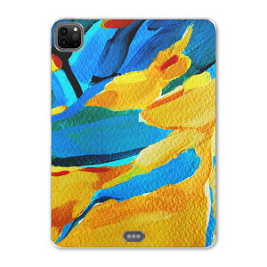 iPad Pro 12.9inch 2020発売モデル 第4世代 アイパッドプロ 12.9インチ タブレットケース タブレットカバー TPU ソフトケース A2229 A2069 A2232 A2233 012168 黄色 青 絵画