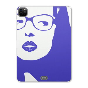 iPad Pro 11 第2世代 2020年版 用 ケース ソフト TPUケース A2228 A2068 A2230 対応 タブレットケース タブレットカバー 013590 顔 女性 眼鏡