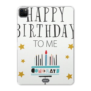 iPad Pro 12.9inch 2020f 4 ACpbhv 12.9C` ^ubgP[X ^ubgJo[ TPU \tgP[X A2229 A2069 A2232 A2233 017793 Happy Birthday Birthday P[L 