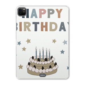 iPad Pro 12.9inch 2020f 4 ACpbhv 12.9C` ^ubgP[X ^ubgJo[ TPU \tgP[X A2229 A2069 A2232 A2233 017797 Happy Birthday Birthday P[L 킢