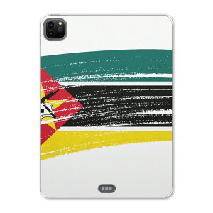 iPad Pro 12.9inch 2020発売モデル 第4世代 アイパッドプロ 12.9インチ タブレットケース タブレットカバー TPU ソフトケース A2229 A2069 A2232 A2233 018515 国旗 mozambique モザンビーク