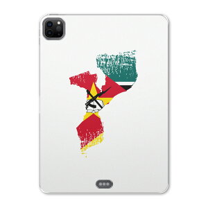 iPad Pro 12.9inch 2020発売モデル 第4世代 アイパッドプロ 12.9インチ タブレットケース タブレットカバー TPU ソフトケース A2229 A2069 A2232 A2233 018894 国旗 mozambique モザンビーク