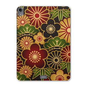 iPad Pro 12.9 第3世代 2019年版 用 ケース ソフト TPUケース A1876 A2014 A1895 対応 タブレットケース タブレットカバー 000962 日本語・和柄 ユニーク 和柄 花