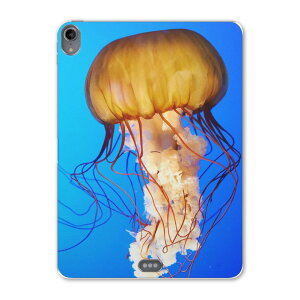 iPad Pro 12.9 第3世代 2019年版 用 ケース ソフト TPUケース A1876 A2014 A1895 対応 タブレットケース タブレットカバー 003338 クール 写真・風景 くらげ 海 写真