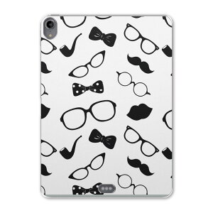 iPad Pro 11inch 第1世代 2018年 アイパッドプロ 11インチ タブレットケース タブレットカバー TPU ソフトケース A1980 A2013 A1934 A1979 007158 眼鏡 模様
