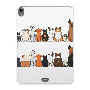 iPad Pro 11inch 第1世代 2018年 アイパッドプロ 11インチ タブレットケース タブレットカバー TPU ソフトケース A1980 A2013 A1934 A1979 009614 犬 動物 キャラクター