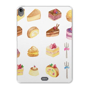 iPad Pro 12.9 第3世代 2019年版 用 ケース ソフト TPUケース A1876 A2014 A1895 対応 タブレットケース タブレットカバー 009633 デザート 食べ物 水彩