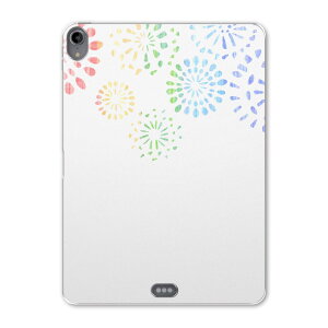 iPad Pro 12.9 第3世代 2019年版 用 ケース ソフト TPUケース A1876 A2014 A1895 対応 タブレットケース タブレットカバー 009639 花火 カラフル シンプル