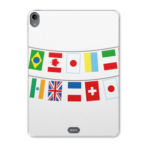 iPad Pro 12.9 第3世代 2019年版 用 ケース ソフト TPUケース A1876 A2014 A1895 対応 タブレットケース タブレットカバー 009656 国旗 外国 パーティー