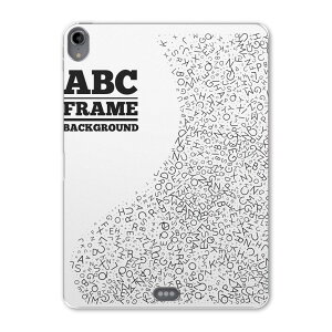 iPad Pro 11inch 第1世代 2018年 アイパッドプロ 11インチ タブレットケース タブレットカバー TPU ソフトケース A1980 A2013 A1934 A1979 009694 英語 文字 白 黒