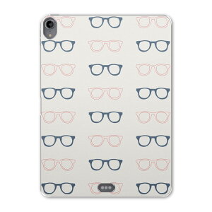 iPad Pro 11inch 第1世代 2018年 アイパッドプロ 11インチ タブレットケース タブレットカバー TPU ソフトケース A1980 A2013 A1934 A1979 010549 めがね ファッション おしゃれ