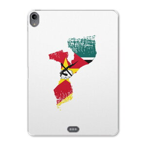 iPad Pro 11 第1世代 2018年版 用 ケース ソフト TPUケース A1980 A2013 A1934 対応 タブレットケース タブレットカバー 018894 国旗 mozambique モザンビーク