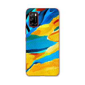 Rakuten BIG s 楽天モバイル 新型スマホ スマホ カバー ケース スマホケース スマホカバー PC ハードケース 012168 黄色 青 絵画