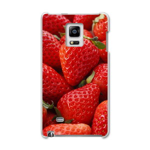 SC-01G GALAXY Note Edge ギャラクシー ノート エッジ sc01g docomo ドコモ スマホ カバー ケース スマホケース スマホカバー PC ハードケース 苺 果実  写真・風景 001592