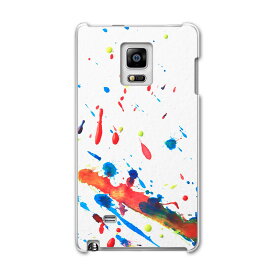 SC-01G GALAXY Note Edge ギャラクシー ノート エッジ sc01g docomo ドコモ スマホ カバー ケース スマホケース スマホカバー TPU ソフトケース インク　カラフル クール 006948