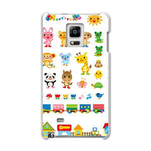SC-01G GALAXY Note Edge ギャラクシー ノート エッジ sc01g docomo ドコモ スマホ カバー ケース スマホケース スマホカバー PC ハードケース イラスト おもちゃ 子供 アニマル 008737