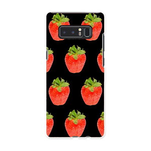 SC-01K Galaxy Note8 ギャラクシー ノートエイト sc01k docomo ドコモ スマホ カバー ケース スマホケース スマホカバー PC ハードケース 苺 果実 ユニーク 001533