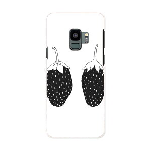 SCV38 Galaxy S9 ギャラクシー エスナイン au エーユー スマホ カバー ケース スマホケース スマホカバー PC ハードケース 015746 いちご 果実 食べ物