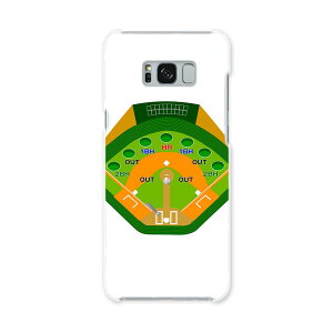 SCV35 Galaxy S8+ ギャラクシー エス エイト プラス au エーユー スマホ カバー スマホケース ハード pc ケース ハードケース 野球 おもちゃ スポーツ 001132