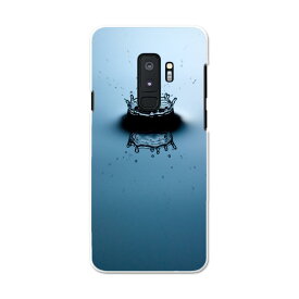 SCV39 Galaxy S9+ ギャラクシー エスナインプラス au エーユー スマホ カバー スマホケース スマホカバー PC ハードケース 010805 水　水滴　写真