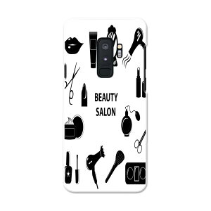 SCV39 Galaxy S9+ ギャラクシー エスナインプラス au エーユー スマホ カバー スマホケース スマホカバー PC ハードケース 013242 おしゃれ はさみ モノトーン