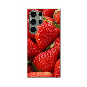 Galaxy S23 Ultra 用 ハード ケース SC-52D / SCG20 各キャリア 共通対応 ケース カバー sc52d ハードケース 001592 苺 果実