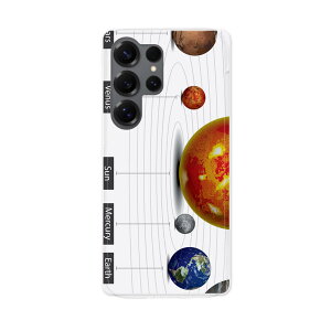 Galaxy S25 Ultra �p �X�}�z�J�o�[ SC-52F / SCG32 ���ʑΉ� sc52f �P�[�X �J�o�[ �n�[�h�P�[�X 033408 solar system ���z�n