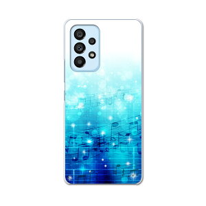 Galaxy A53 専用ハードケース SC-53C / SCG15 共通対応 sc53c igcase スマホカバー カバー ケース pc ハードケース 006856 音符 楽譜