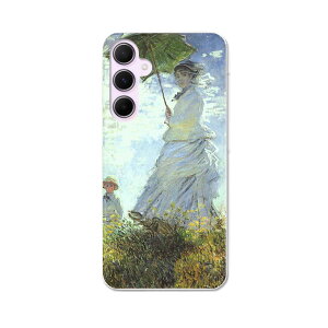 Galaxy A55 5G 用 ハードケース SC-53E / SCG27 共通対応 ケース カバー ハードケース 003201 人物 絵画 イラスト