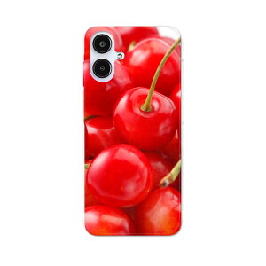 Galaxy A25 用 SC-53F / SCG33 共通対応 sc53f ケース カバー ハードケース 001597 さくらんぼ 果実