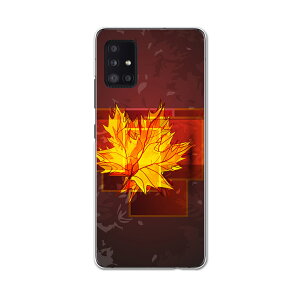 Galaxy A51 5G SC-54A 専用ハードケース igcase SC54A docom ドコモ ギャラクシー スマホカバー カバー ケース pc ハードケース 001253 フラワー 紅葉 秋