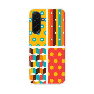 Galaxy A36 5G �p �X�}�z�J�o�[ SC-54F / SCG34 ���ʑΉ� ���ʑΉ� sc54f �P�[�X �J�o�[ �n�[�h�P�[�X 007925 ���ʁ@�J���t���@�͗l