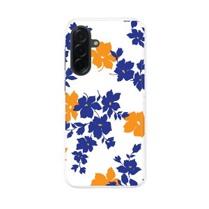 Galaxy A36 5G �p �X�}�z�J�o�[ SC-54F / SCG34 ���ʑΉ� ���ʑΉ� sc54f �P�[�X �J�o�[ �n�[�h�P�[�X 008210 �ԁ@�@�@�u���[�@�I�����W�@�͗l