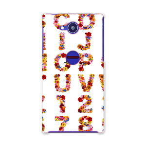 SH-01H AQUOS ZETA アクオスゼータ sh01h docomo ドコモ スマホ カバー スマホケース スマホカバー TPU ソフトケース 英語 文字 花 フラワー 写真・風景 004724