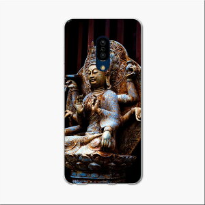 AQUOS zero2 アクオス ゼロツー aquoszero2 ソフトバンク softbank スマホ カバー ケース スマホケース スマホカバー TPU ソフトケース 005093 仏像 写真 黒