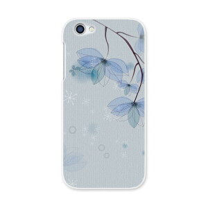 SHV39 AQUOS R アクオス R au エーユー スマホ カバー スマホケース ハード pc ケース ハードケース 花 フラワー 青 クール 001782