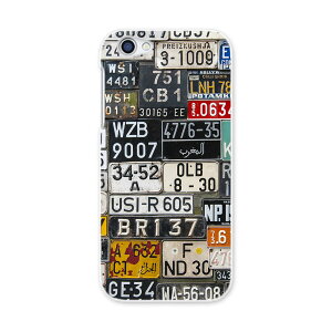 SHV39 AQUOS R アクオス R au エーユー スマホ カバー スマホケース ハード pc ケース ハードケース ナンバー プレート カラフル 写真 ユニーク 008545