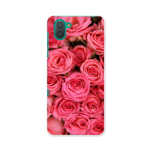SHV44 AQUOS R3 アクオス アールスリー au エーユー shv44 スマホ カバー 全機種対応 あり ケース スマホケース スマホカバー PC ハードケース 005315 花 薔薇 ピンク