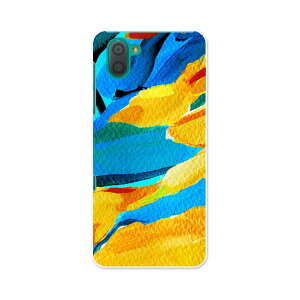 SHV44 AQUOS R3 アクオス アールスリー au エーユー shv44 スマホ カバー 全機種対応 あり ケース スマホケース スマホカバー TPU ソフトケース 012168 黄色 青 絵画