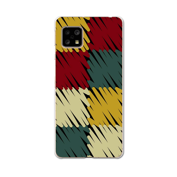 楽天市場 Aquos Sense5g 専用ケース ハードケース Shg03 Au Igcase スマホカバー カバー ケース その他 クレヨン 市松模様 スマコレ