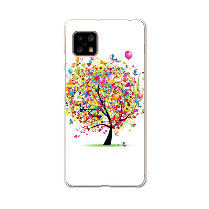 楽天市場 Aquos Sense5g 専用ケース ハードケース Shg03 Au Igcase スマホカバー カバー ケース フラワー イラスト カラフル スマコレ